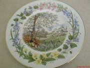 Coalport plate signed by artist