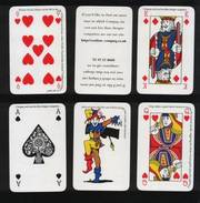 Non-standard playing cards. Compaq computor cards