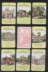 Vintage card game Counties of England by Jaques