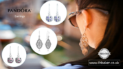 Stylish Pandora Earrings with fantastic neckwear enhance your look