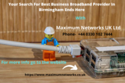 Your Search For Best Business Broadband Provider In Birmingham